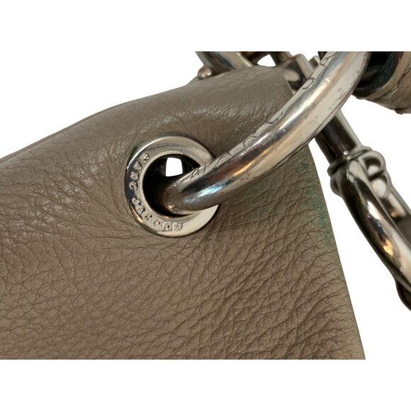 Marc Jacobs NY 14" x 13" Gray Leather Hobo Bag With Dual Strap 10002 GUC - Picture 7 of 16